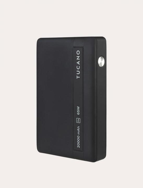 Produktbild Tucano Power bank per laptop, 20000 mAh, Schwarz (20000 mAh, 65 W)