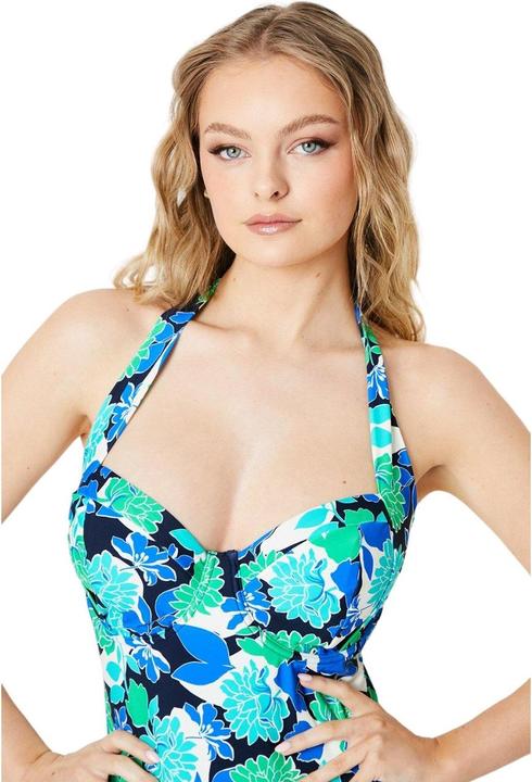 Actual product image Universal Textiles Womens/Ladies Bold Blooms Tummy Control One Piece Swimsuit (70 L)