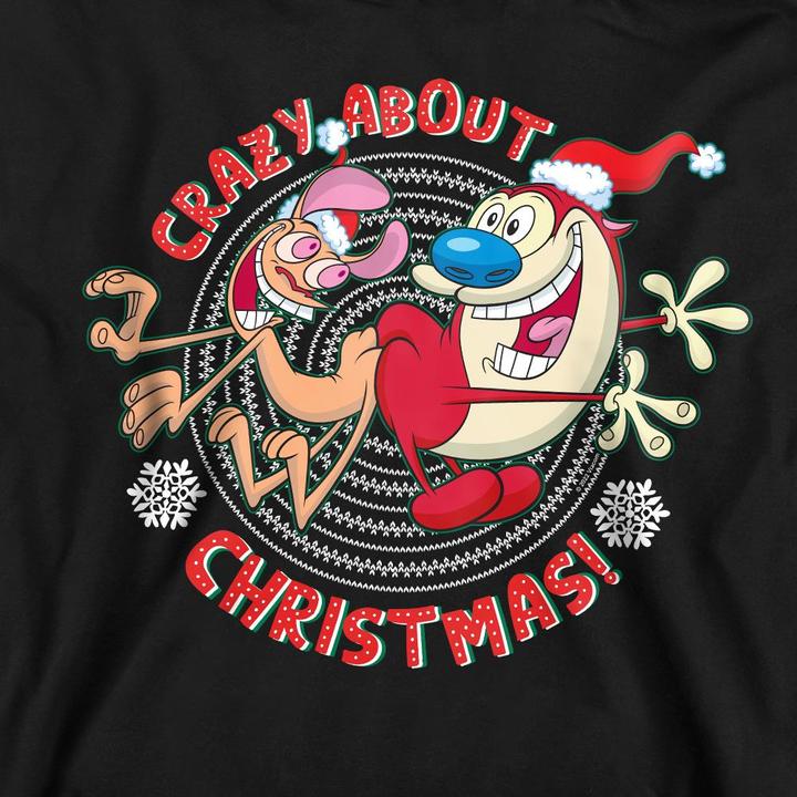 Produktbild Ren & Stimpy Crazy About Christmas Sweatshirt (L)