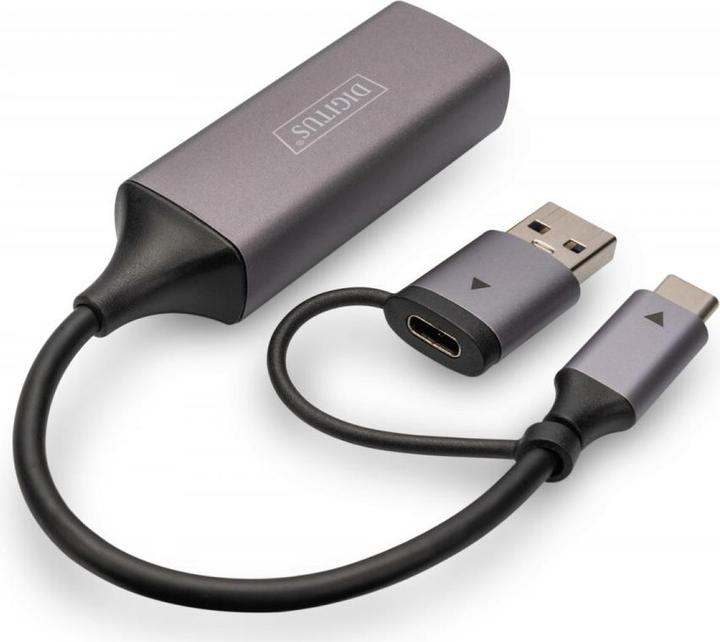 Actual product image Digitus DN-3028 (USB, USB-C, RJ45 2.5 Gigabit Ethernet (1x))