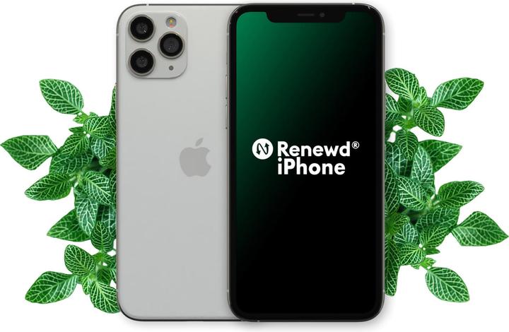 Produktbild Renewd iPhone 11 Pro (64 GB, Silber, 5.80", 12 Mpx, Dual SIM, A / Wie neu)