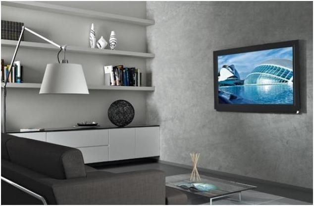 Produktbild Techly Fixed Slim Wall Support (Wand, 55", 45 kg)