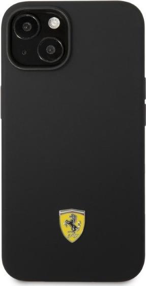 Actual product image Ferrari FEHMSIP14MBK iPhone 14 Plus 6.7" czarny/black hardcase Silicone Metal Logo Magsafe (Apple iPhone 14 Plus)