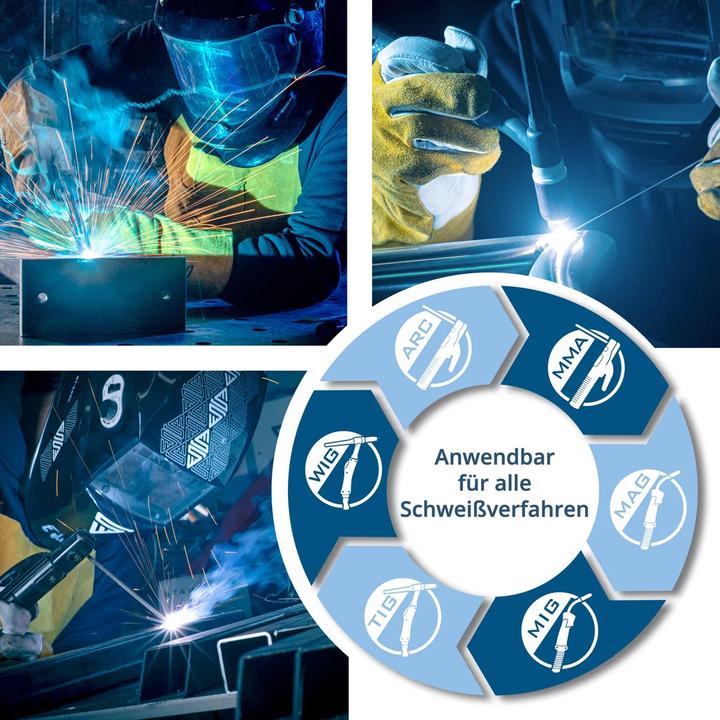 Actual product image Stahlwerk Hexagon welding magnet, powerful magnet 50 kg holding force set of 2