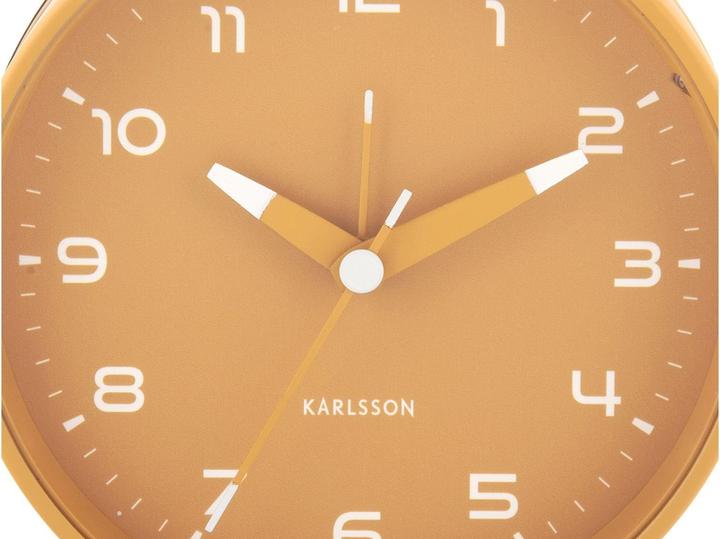 Actual product image Karlsson Klassischer Wecker Orgullo Ochre yellow, Funktionen