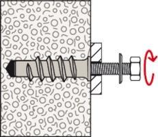 Produktbild Fischer Turbo Porenbetondübel FTP K 4 K (4) (4 Stk.)