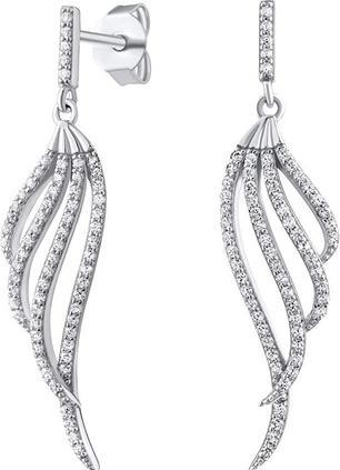 Image du produit Silvego Boucles d'oreilles de luxe en argent MW01861B