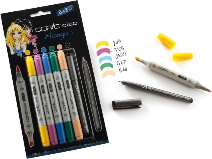 Immagine prodotto Copic Ciao Manga 1 (Multicolore, 3 mm, 6 x)
