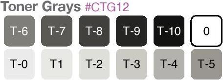 Produktbild Copic Grautöne TG (7 mm)