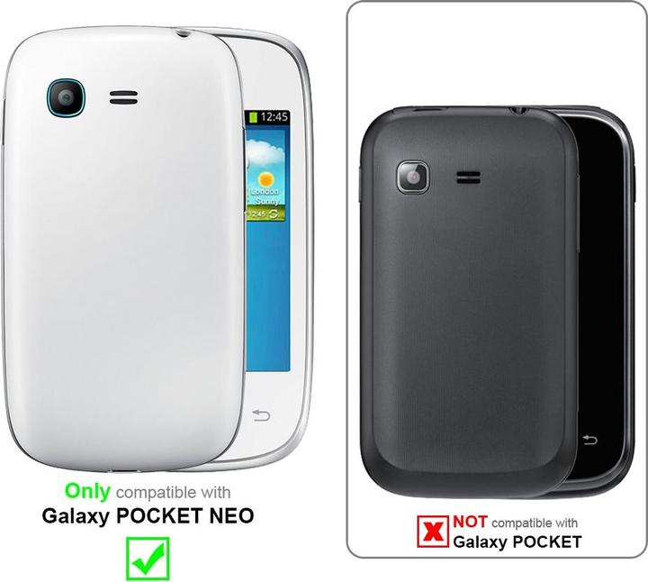 Actual product image Cadorabo Case for Samsung Galaxy POCKET NEO with belt clip (Samsung Galaxy Pocket Neo)