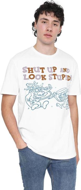 Image du produit Ren & Stimpy - T-shirt SHUT UP AND LOOK STUPID! - Homme (S)