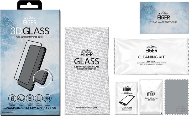 Produktbild Eiger Mountain Glass Clear Edge (1 Stück, Samsung Galaxy A72)