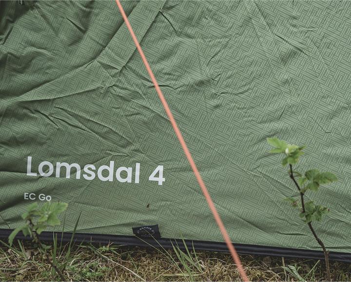Actual product image Easy Camp Kuppelzelt Lomsdal 4 (olivgr?n, mit Tunnel-Anbau, Modell 2025) (Dome tent, 6.40 kg, 4 persons)