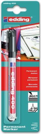 Actual product image Edding 400 (Black, 1 mm, 1 x)