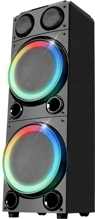 Actual product image Toshiba TY-ASC402 Portable speaker Bluetooth + with cable microphone Black (USB power delivery)
