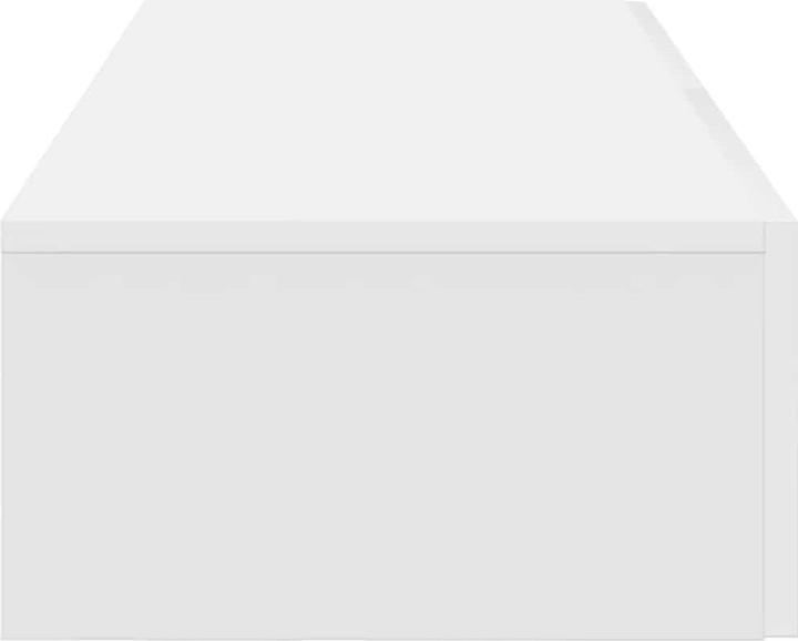 Actual product image VidaXL Wall shelf with drawers white 100x36x19 cm wood-based material