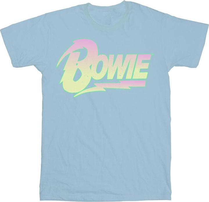 David Bowie Neon Logo TShirt Jungen