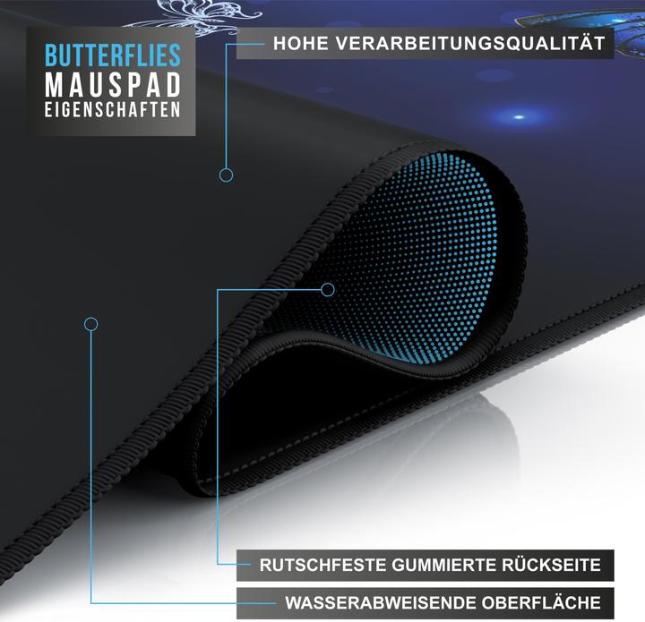 Immagine prodotto CSL Tappetino per mouse da gioco, XXL, 900 x 400 x 3 mm, tappetino per mouse, extra large, lavabile (XXL)