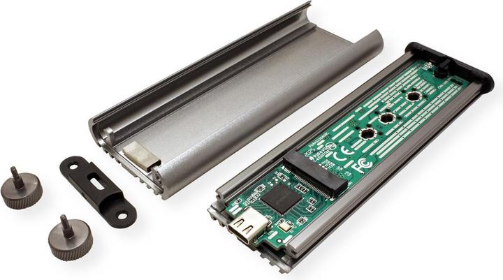Actual product image Roline M.2 SSD enclosure (M.2 2280, M.2 2242, M.2 2260, M.2 2230)