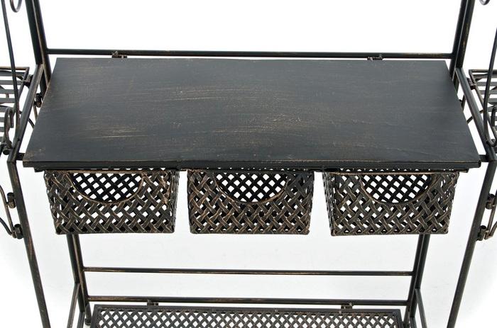 Image du produit Swisshandel24 XL étagère à plantes Shine, bronze