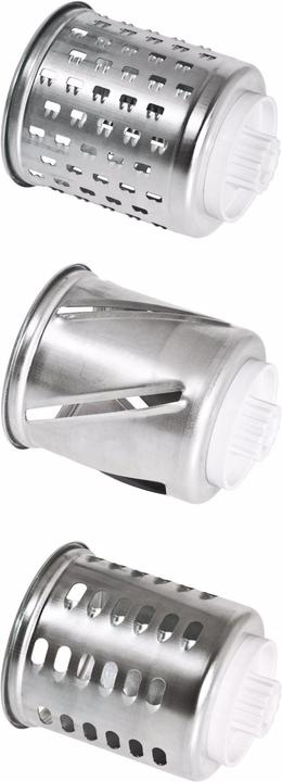 Actual product image Tromco Raffelvorsatz-Set Classic mit Trommel 1/2/3 (Messerschmidt/Jupiter)