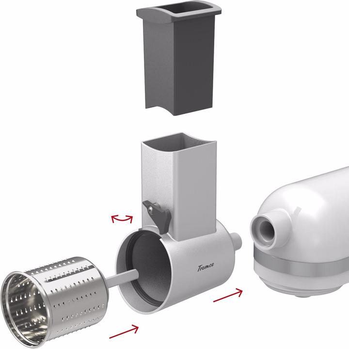 Produktbild Tromco Raffelvorsatz-Set mit Trommel 1/2/3 (KitchenAid/Elektrolux/AEG)
