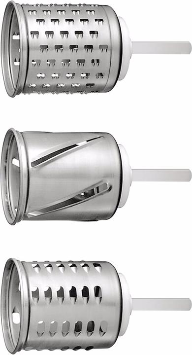 Produktbild Tromco Raffelvorsatz-Set Classic mit Trommel 1/2/3 (KitchenAid/Elektrolux/AEG)