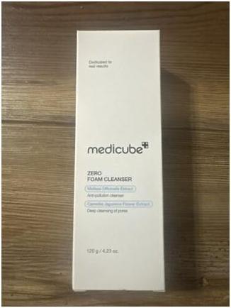 Actual product image Medicube Zero Foam Cleanser 120g Cleansing Foam Korean Cosmetics (Foam, 120 ml)