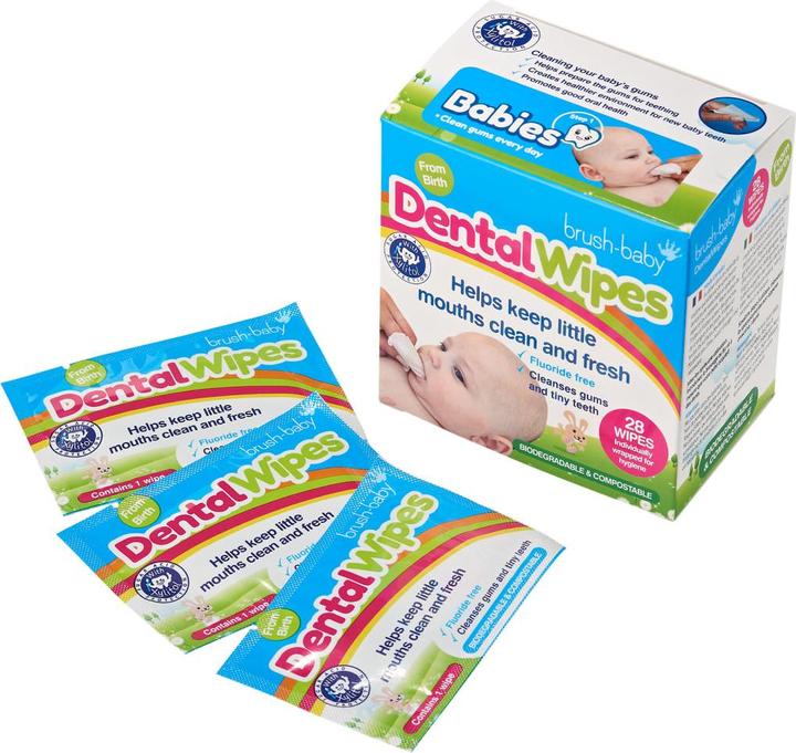 Produktbild Brush-Baby Zahnreinigungstücher (Weich, 1 x)