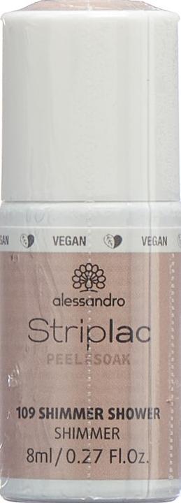 Immagine prodotto Alessandro Striplac Peel or Soak (109 Shimmer Shower, Vernice UV gel)