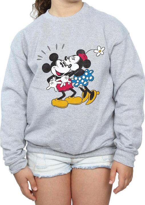 Immagine prodotto Disney Mickey Mouse Mickey And Minnie Kiss Felpa Ragazze (152, 158)
