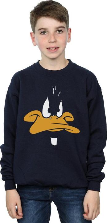 Immagine prodotto Looney Tunes Daffy Duck Big Face Felpa Ragazzi (152, 158)
