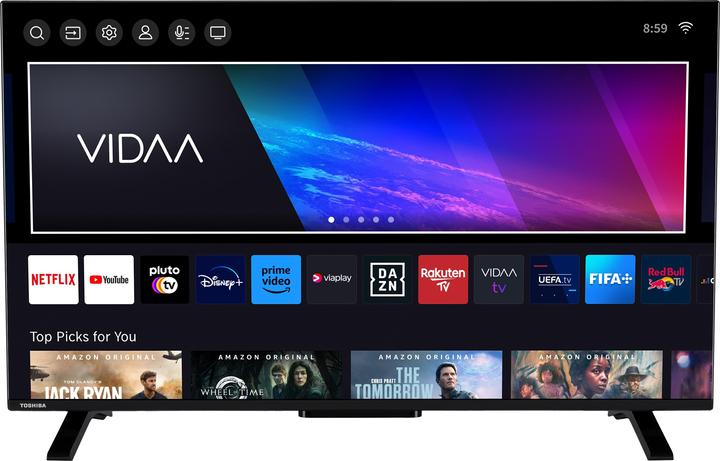 Produktbild Toshiba 43UV2363DG Fernseher 109,2 cm (43) 4K Ultra HD Smart-TV WLAN Schwarz 250 cd/m² (43", LED, 4K)