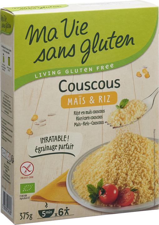 Actual product image Ma vie sans Gluten Couscous from corn and rice (375 g)