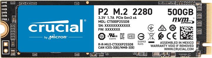Crucial P2 (500 Go, M.2 2280)