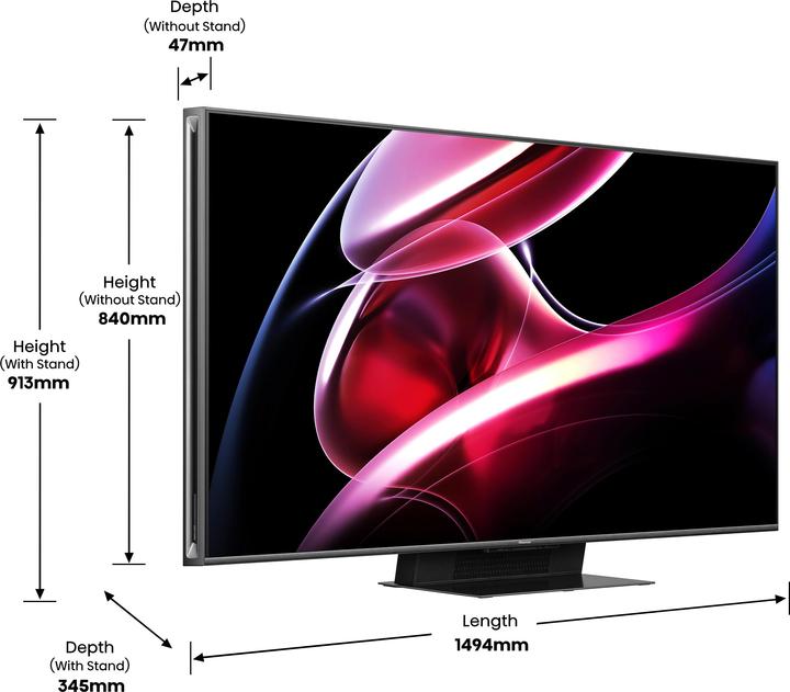 Actual product image Hisense TV 65UXKQ (65", UXK, Mini-LED, 4K, 2023)