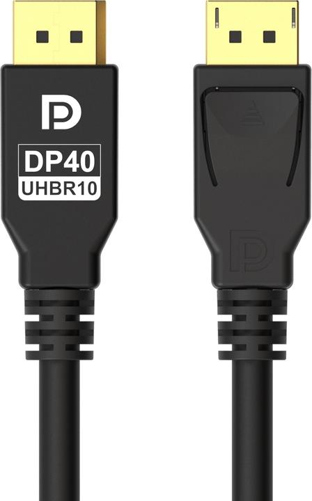 Fuj Tek DisplayPort 2.1 UHBR10 Cable, 1 m (1 m, DisplayPort)