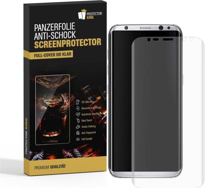 Produktbild Protectorking 2x Panzerfolie Anti-Shock HD Klar (2 Stück, Samsung Galaxy S9+)