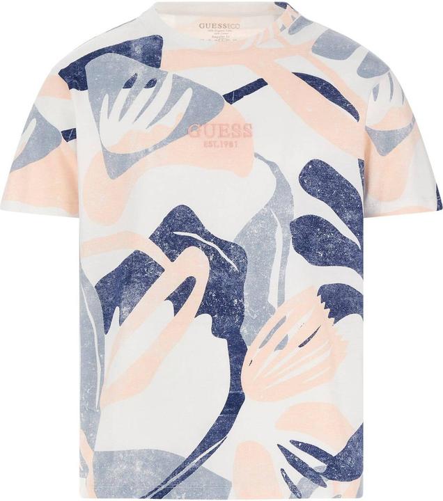 Blue, Pink, white abstr