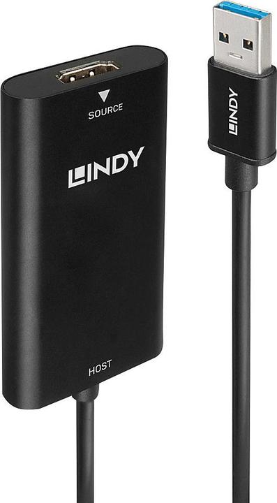 Lindy USB Typ-A zu (HDMI, 15 cm)