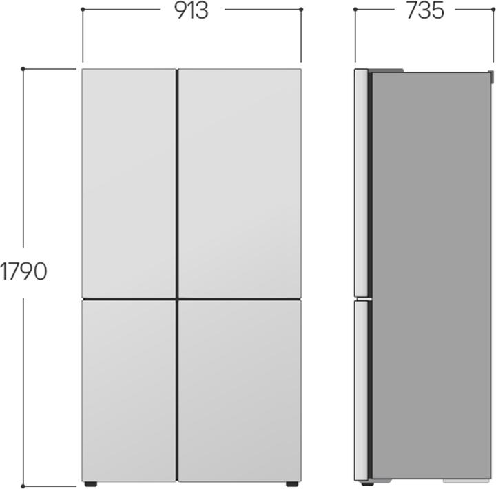 Image du produit LG GSLC41PYPE (638 l)