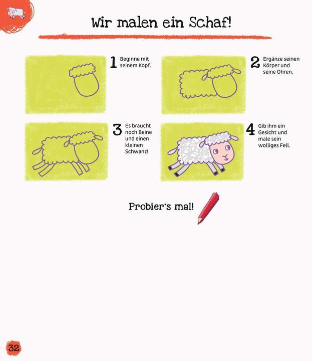 Immagine prodotto Ravensburger Imparare a disegnare passo dopo passo (Tedesco, Jessika Zollickhofer)