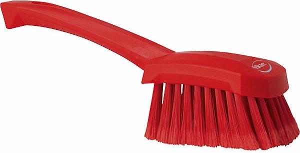 Produktbild Fincke Handbürste kurzer Stiel, weich, gesplisst, VE 10 Stk, rot (10 Stk.)