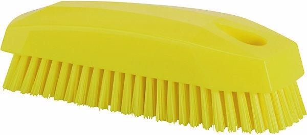 Fincke Brosse à ongles / à mains S, dur, lot de 25, jaune. (25 pcs)