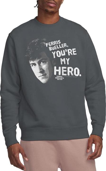 Actual product image Ferris Bueller´s Day Off Unisex Adult My Hero Sweatshirt (XL)