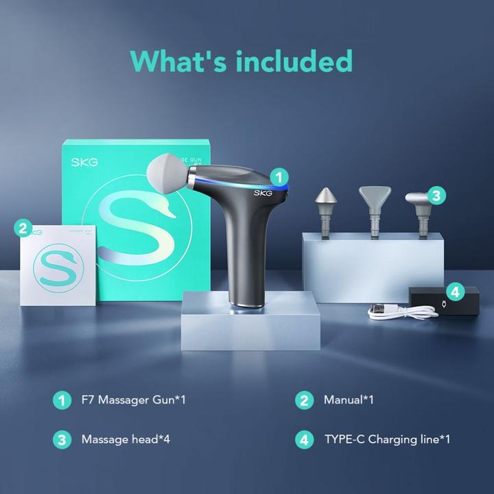 Actual product image SKG Massage gun