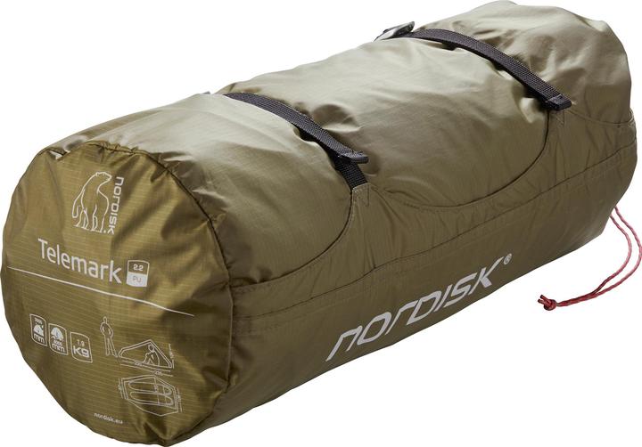 Produktbild Nordisk Telemark 2.2 PU (2.0) Tent (Tunnelzelt, 1.90 kg, 2 Personen)