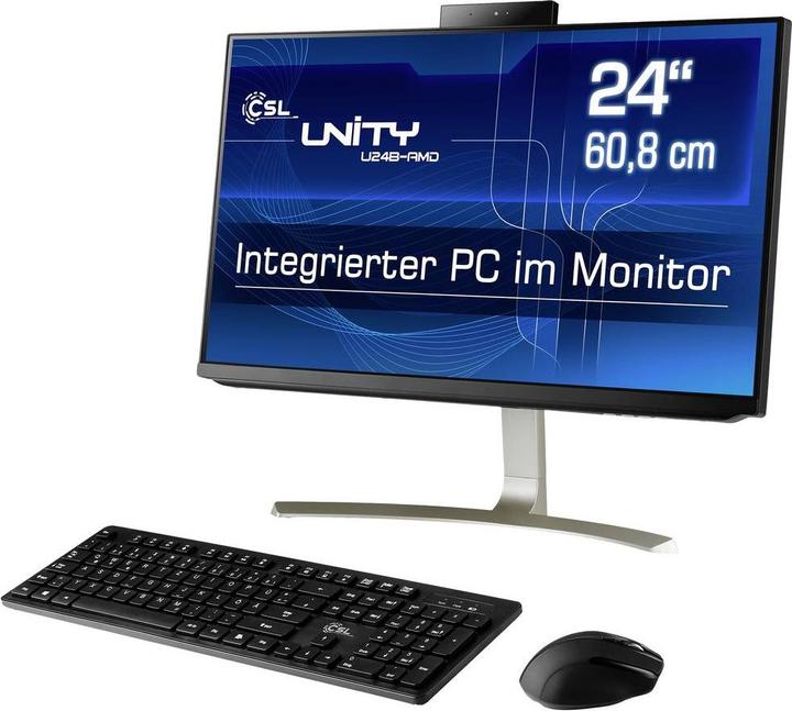 Image du produit CSL Ordinateur Unity U24B-AMD 60.5cm (23.8 pouces) PC tout-en-un AMD Ryzen™ 7 5700G 16GB 2048GB 1024GB (AMD Ryzen 7 5700G, 16 Go, AMD Radeon Graphics)
