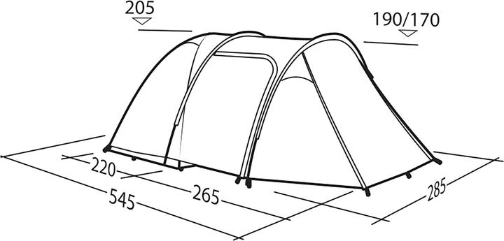 Produktbild Robens Paso Flex 5 (Kuppelzelt, 8.70 kg, 5 Personen)