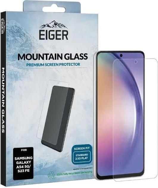 Eiger Mountain Glass Clear (1 Pezzo/i, Samsung Galaxy A54 5G, Samsung Galaxy S23 FE)